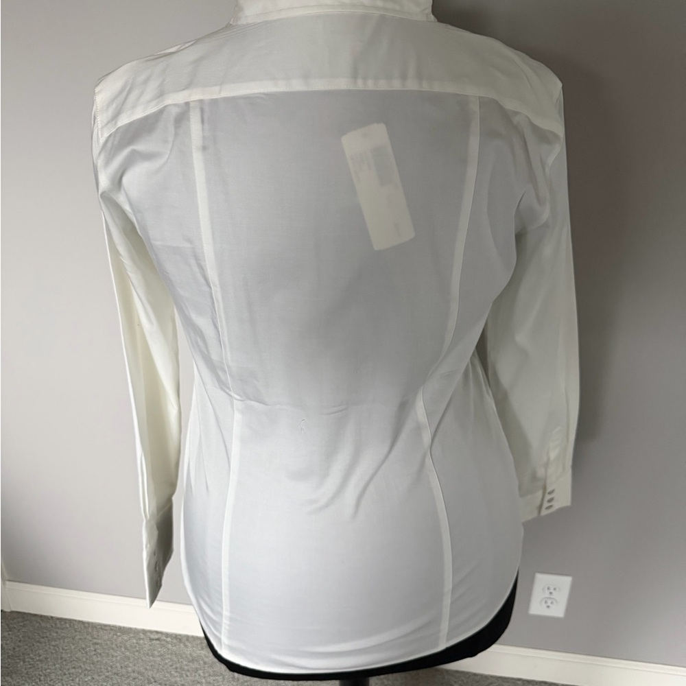 Chico's White Button-Down Blouse - Picture 2 of 6